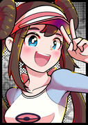 Fan art of Rosa from Pokémon Black/White 2